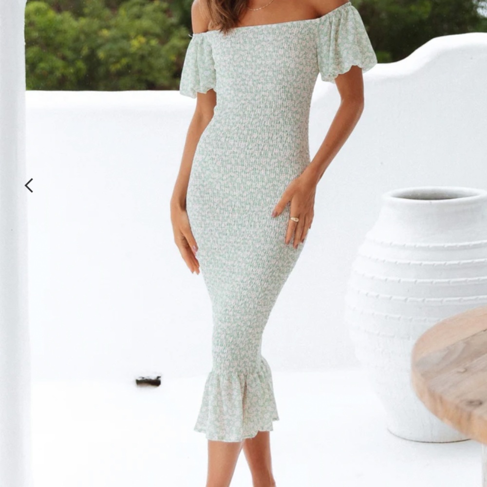 Petal and Pup Floral Dress